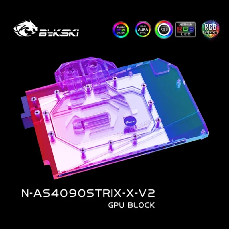 Rtx 4090 Water Block - Bloco de GPU Bykski para Placa