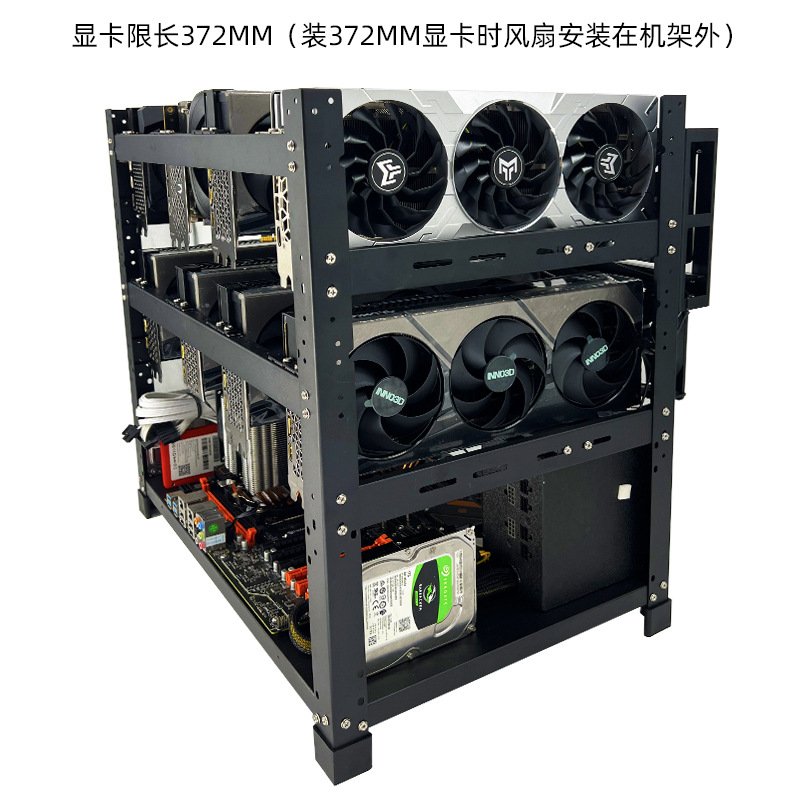 Rack de GPU Empilhável para Mo - Gpu Mining Rig Frame 8 Gpu avaliação e preço