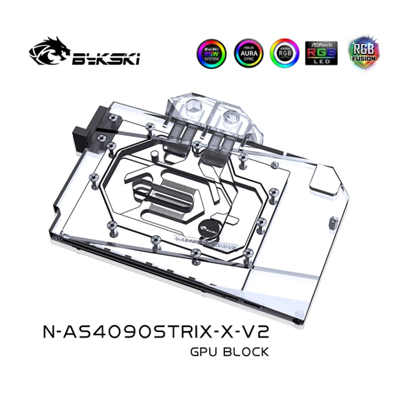 Bloco de GPU Bykski para ASUS  - Rtx 4090 Water Block avaliação e preço