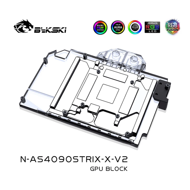 Bloco de GPU Bykski para ASUS  - Rtx 4090 Water Block avaliação e preço
