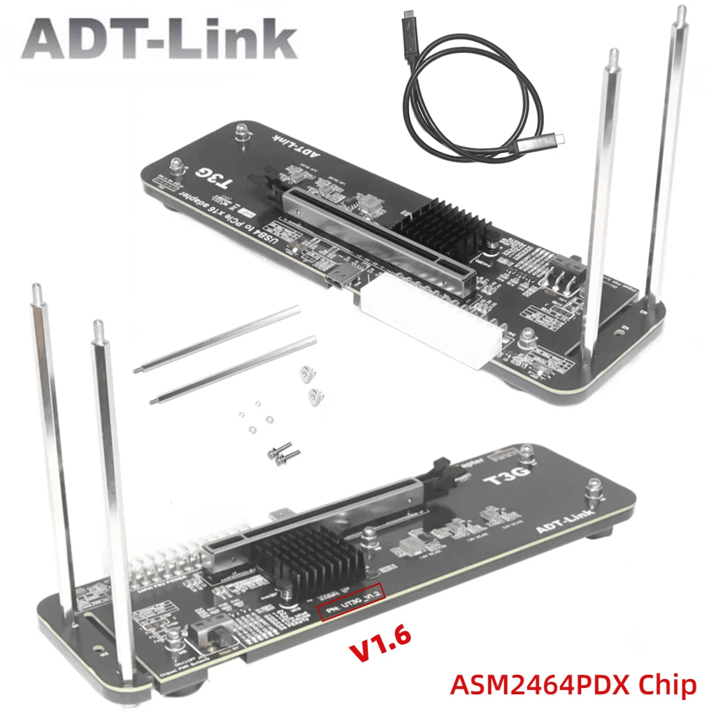 ADT UT3G para NUC ITX STX Note - Gpu External Dock Egpu Thunderbolt 4 avaliação e preço